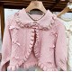 Mademoiselle Pearl Fragrans Cardigan(Reservation/5 Colours/Full Payment Without Shipping)